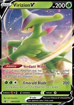 Pokemon TCG : Virizion V (SWSH 295) NM