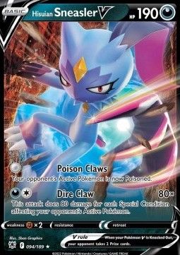 Pokemon TCG : Hisuian Sneasler V (ASR 094) NM