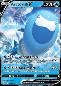 Pokemon TCG : Arctovish V (EVS 048) NM