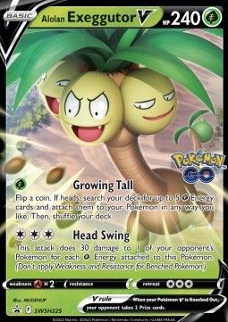 Pokemon TCG : Alolan Exeggutor V (SWSH 225) NM