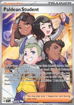 Pokemon TCG : Paldean Student (PAF 231) NM