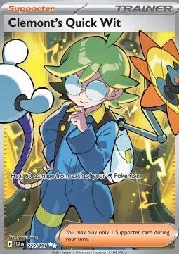 Pokemon TCG : Clemont's Quick Wit (SSP 229) NM