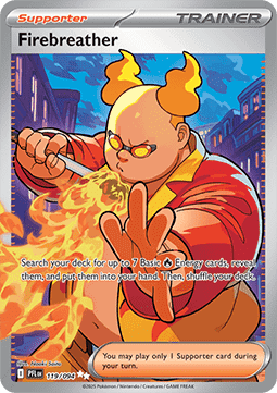 Pokemon TCG : Firebreather (PFL 119) NM