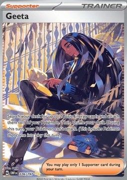 Pokemon TCG : Geeta (OBF 226) NM