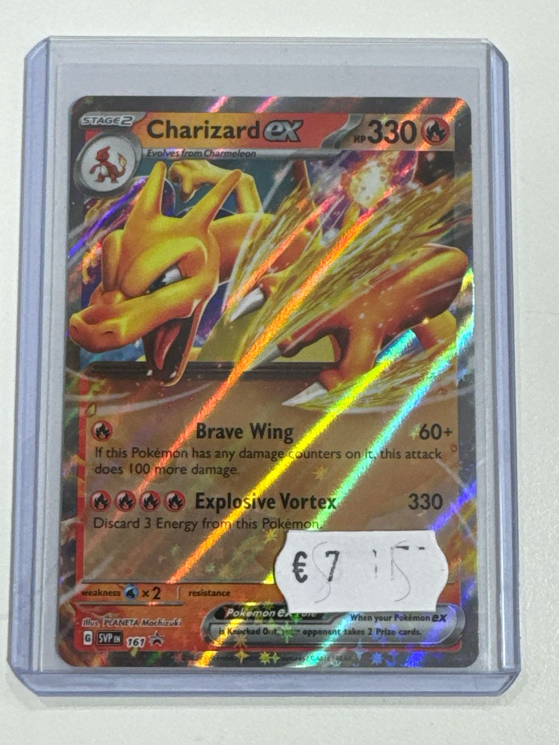Pokemon TCG : Charizard ex (SVP 161)