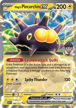 Pokemon TCG : Hop's Pincurchin ex (ASC 068) NM