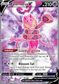 Pokemon TCG : Enamorus V (LOR 178) NM