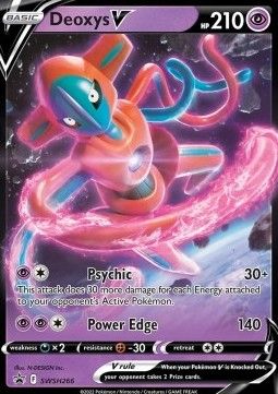 Pokemon TCG : Deoxys V (SWSH 266) NM