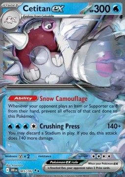 Pokemon TCG : Cetitan ex (DRI 065) NM