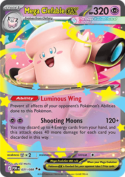 Pokemon TCG : Mega Clefable ex (POR 031)