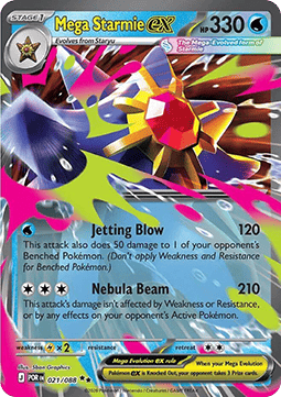Pokemon TCG : Mega Starmie ex (POR 021)
