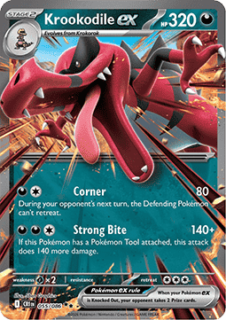 Pokemon TCG : Krookodile ex (CRI 055)