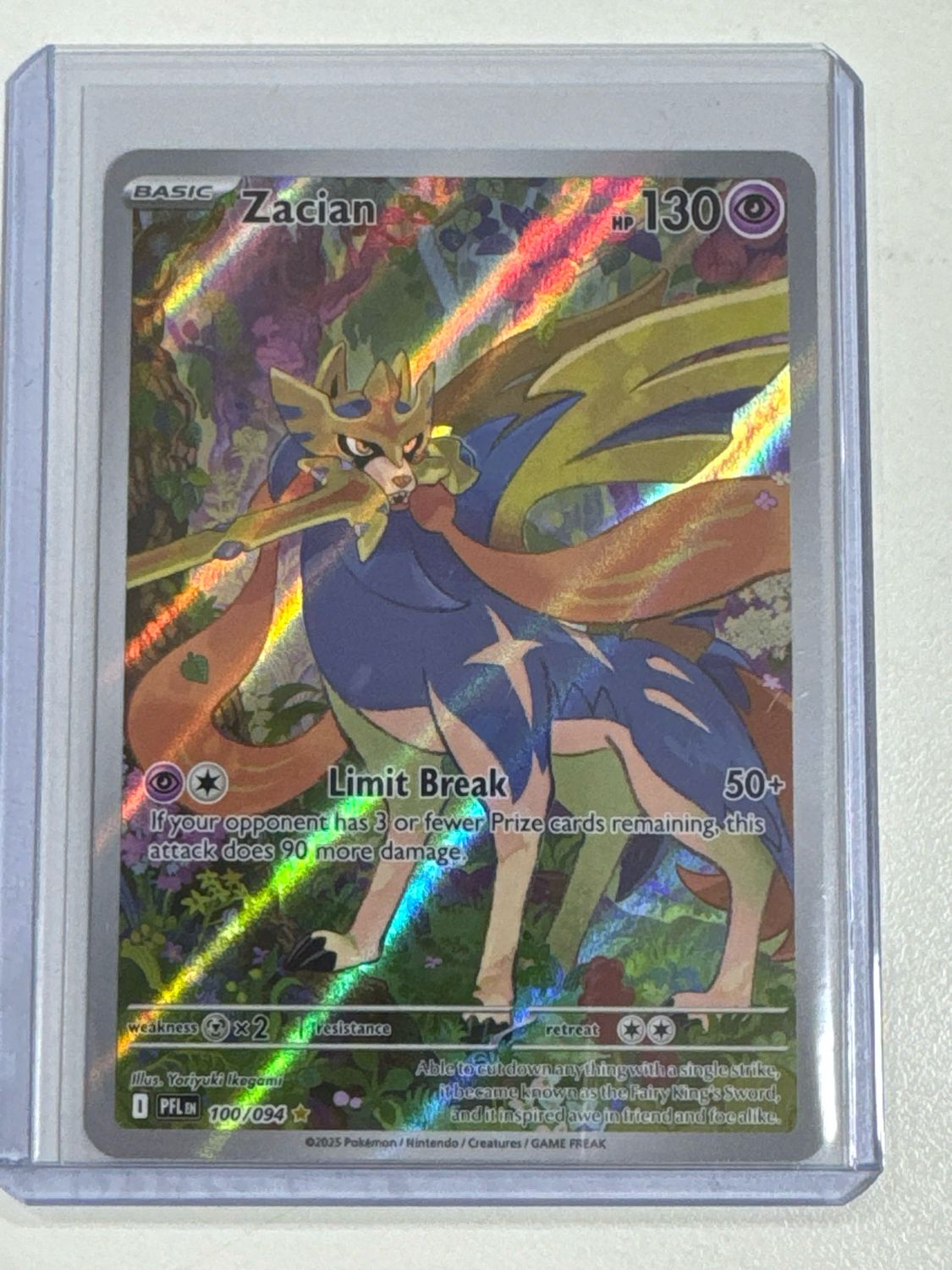 Pokemon TCG : Zacian (PFL 100)