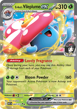 Pokemon TCG : Erika's Vileplume ex (ASC 003)
