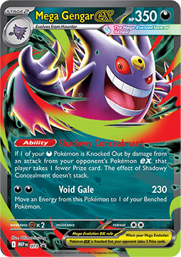 Pokemon TCG : Mega Gengar ex (MEP 073)