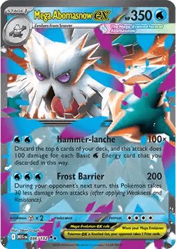 Pokemon TCG : Mega Abomasnow ex (MEG 036)