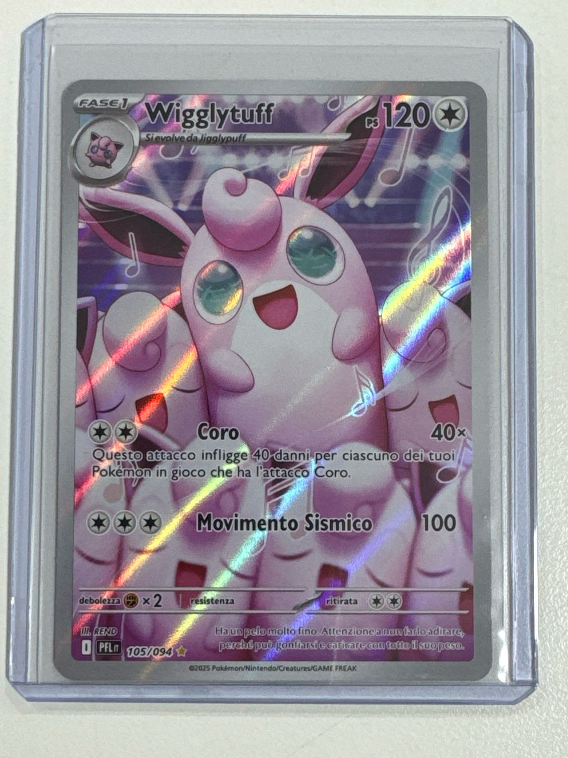 Pokemon TCG : Wigglytuff (PFL 105)