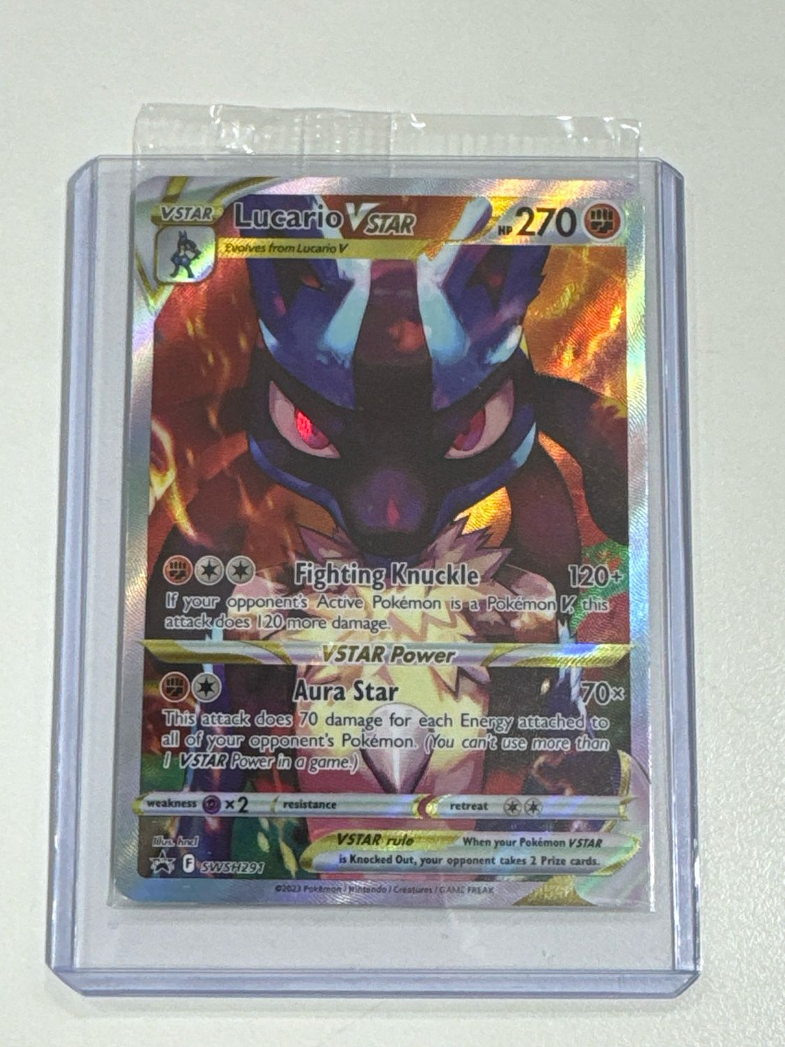 Pokemon TCG : Lucario VSTAR (SWSH 291) Sealed