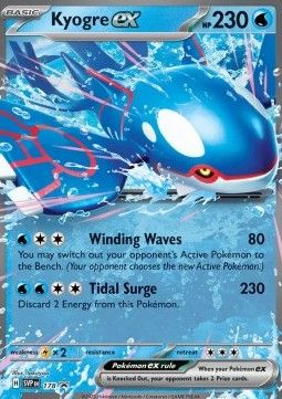 Pokemon TCG : Kyogre ex (SVP 178)