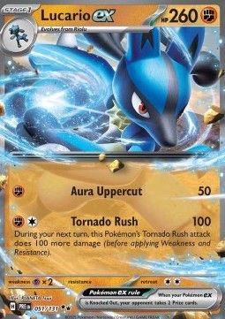 Pokemon TCG : Lucario ex (PRE 051) NM