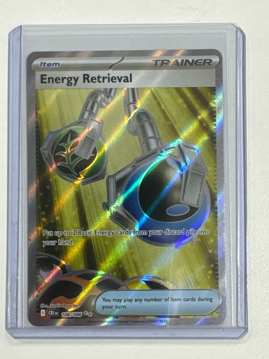 Pokemon TCG : Energy Retrieval (CRI 108)