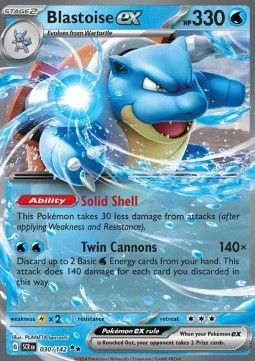 Pokemon TCG : Blastoise ex (SCR 030)