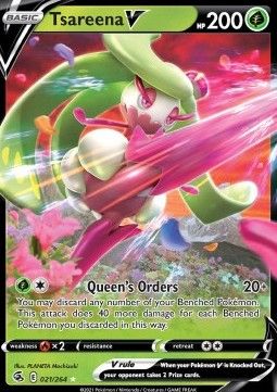 Pokemon TCG : Tsareena V (FST 021)