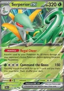 Pokemon TCG : Serperior ex (BLK 003)