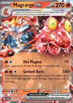 Pokemon TCG : Magcargo ex (TWM 029)