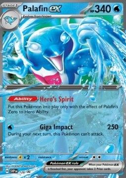 Pokemon TCG : Palafin ex (SVP 126)