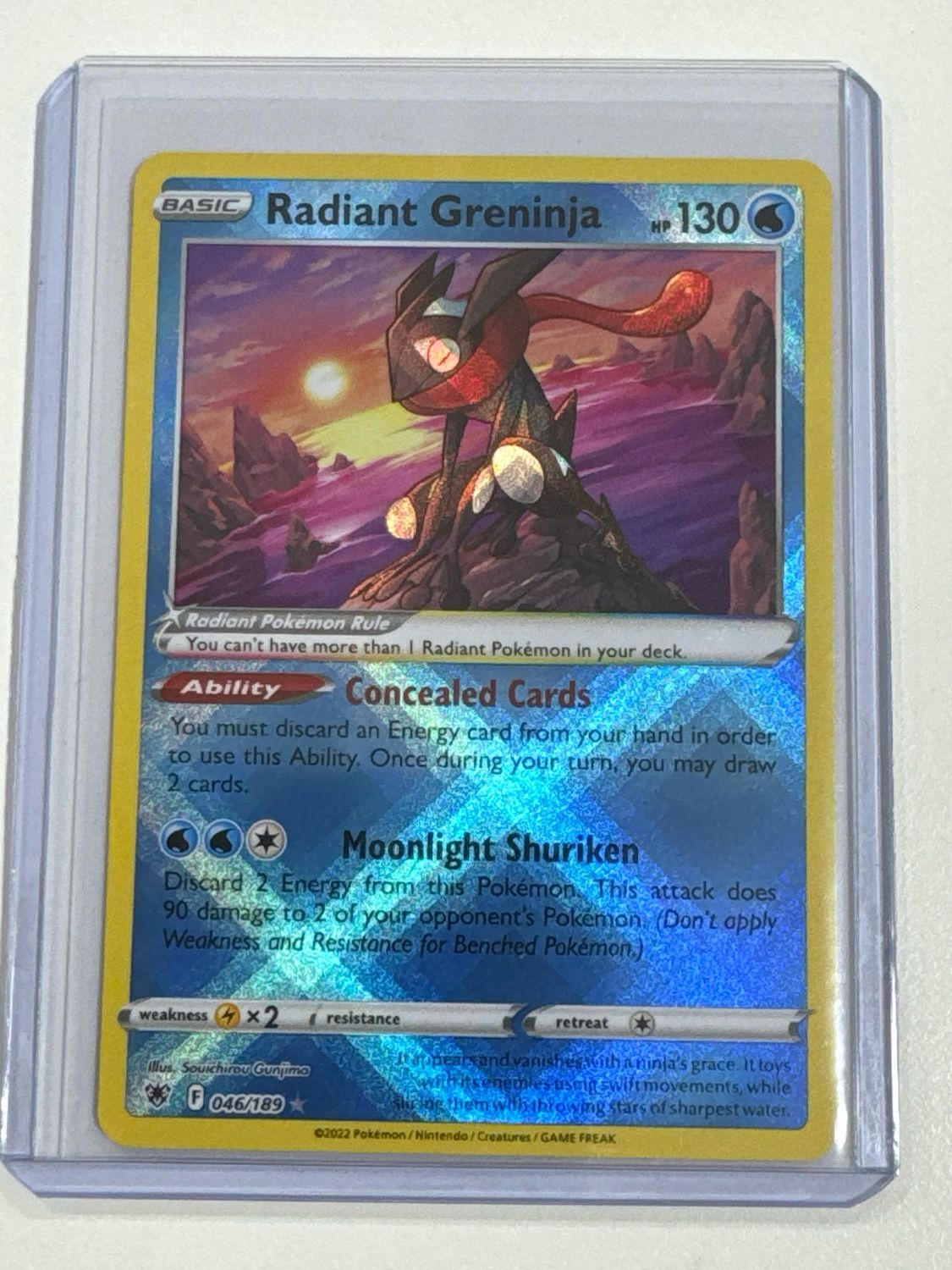Pokemon TCG : Radiant Greninja (ASR 046)