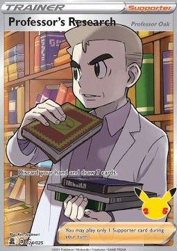 Pokemon TCG : Professor's Research - Professor Oak (CEL 024)