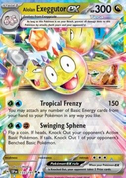 Pokemon TCG : Alolan Exeggutor ex (SSP 133)