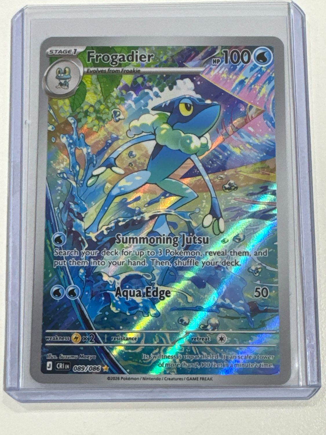 Pokemon TCG : Frogadier (CRI 089)