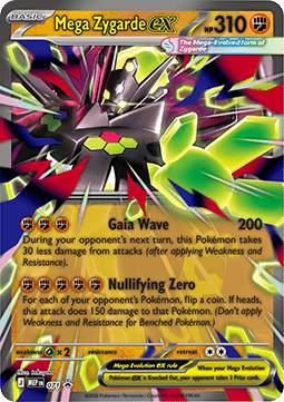 Pokemon TCG : Mega Zygarde ex (MEP 071)