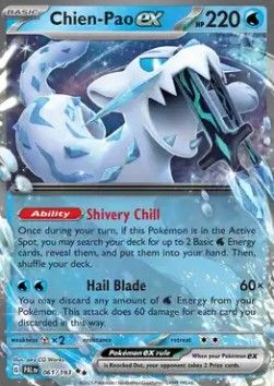 Pokemon TCG : Chien-Pao ex (PAL 061)