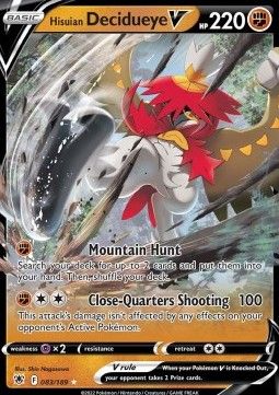 Pokemon TCG : Hisuian Decidueye V (ASR 083)