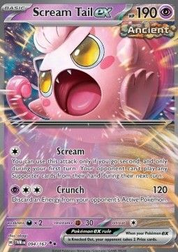 Pokemon TCG : Scream Tail ex (TWM 094)