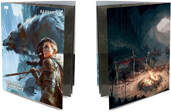 Dungeons &amp; Dragons – Character Folio: Barbarian with Stickers (Ultra PRO #18592)
