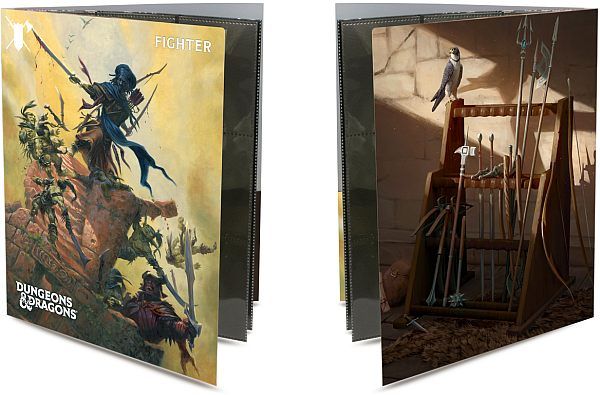 Dungeons &amp; Dragons – Character Folio: Fighter with Stickers (Ultra PRO #18596)