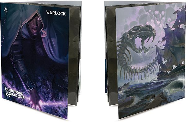 Dungeons &amp; Dragons – Character Folio: Warlock with Stickers (Ultra PRO #18602)