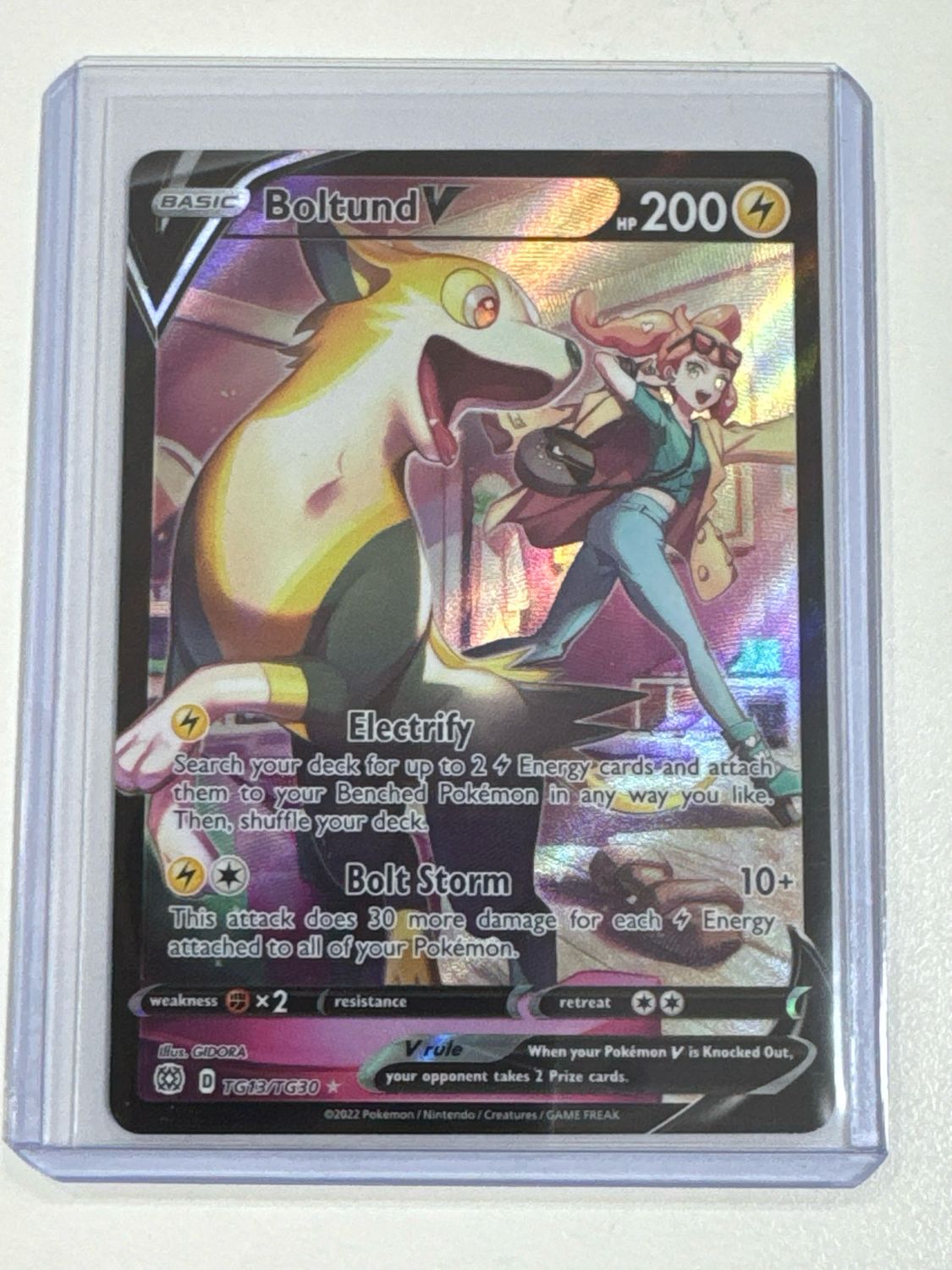 Pokemon TCG : Boltund V (BRS TG13)