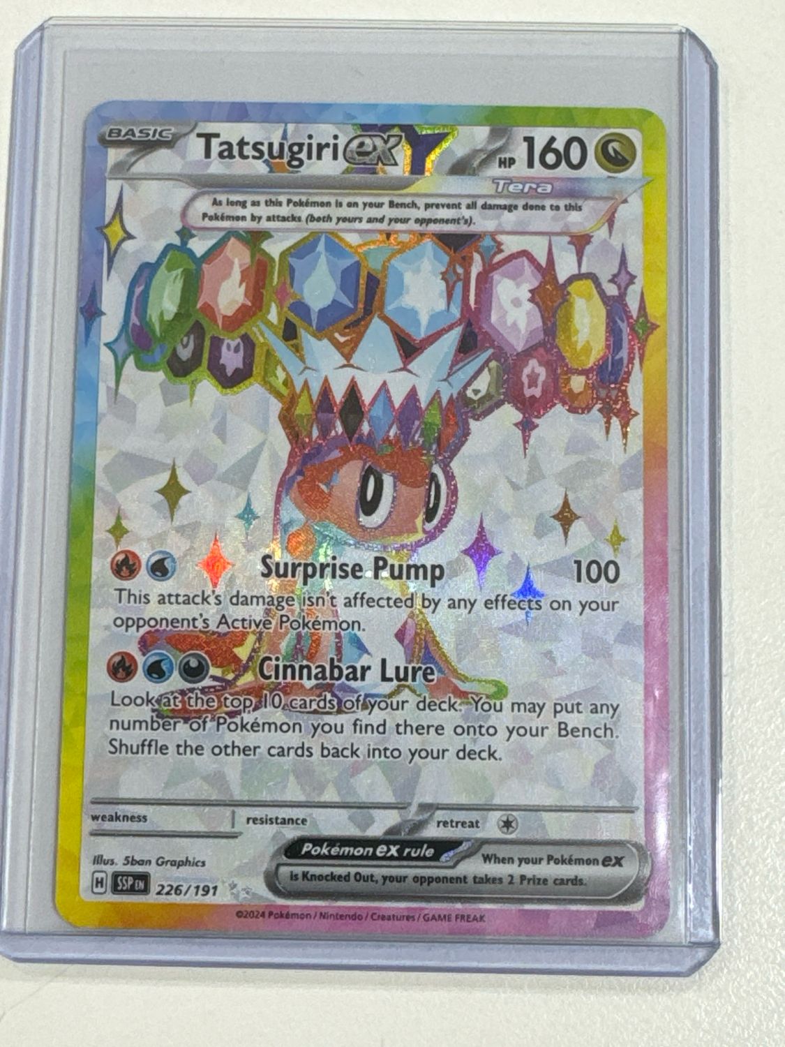 Pokemon TCG : Tatsugiri ex (SSP 226)