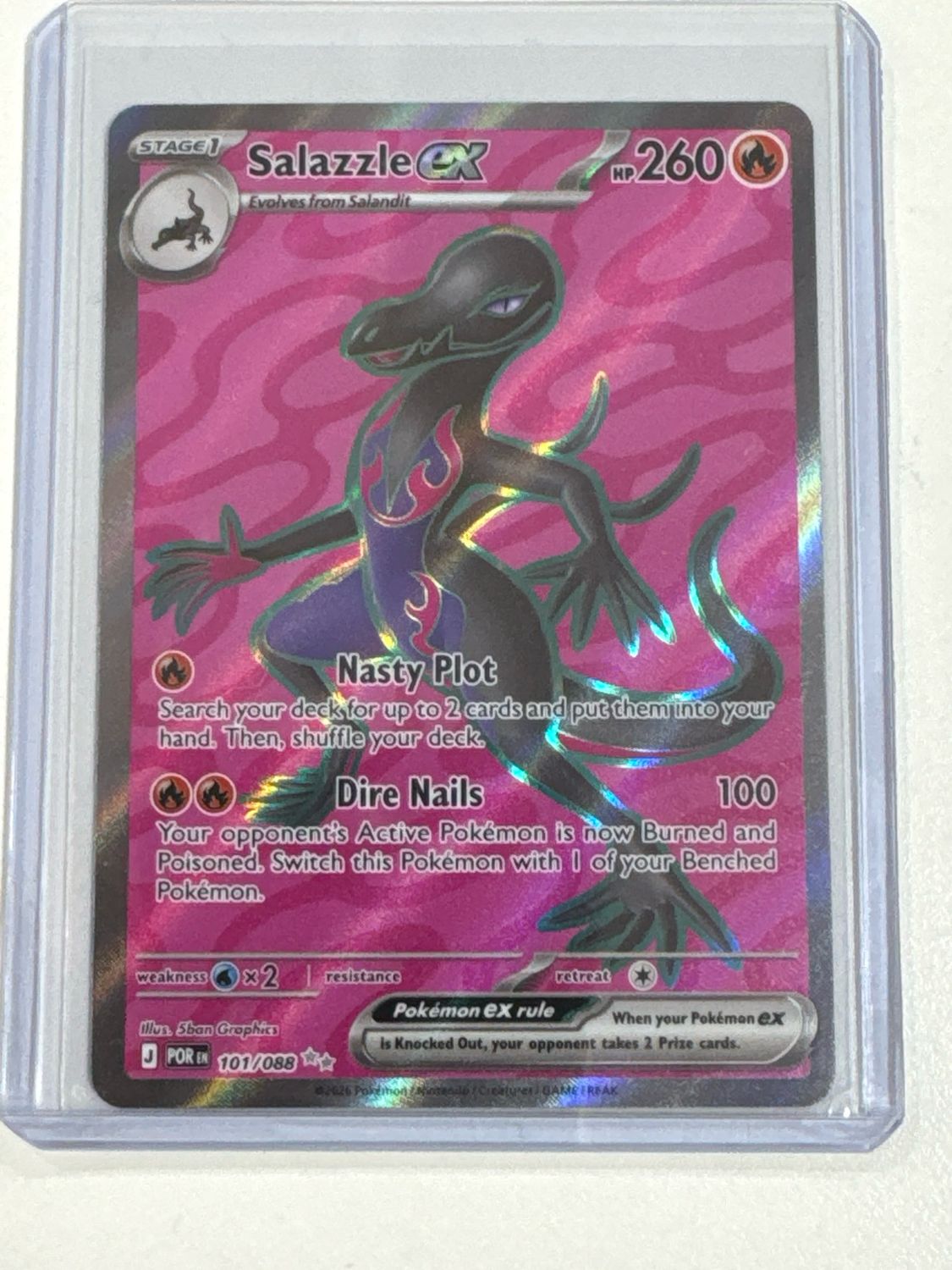 Pokemon TCG : Salazzle ex (POR 101)