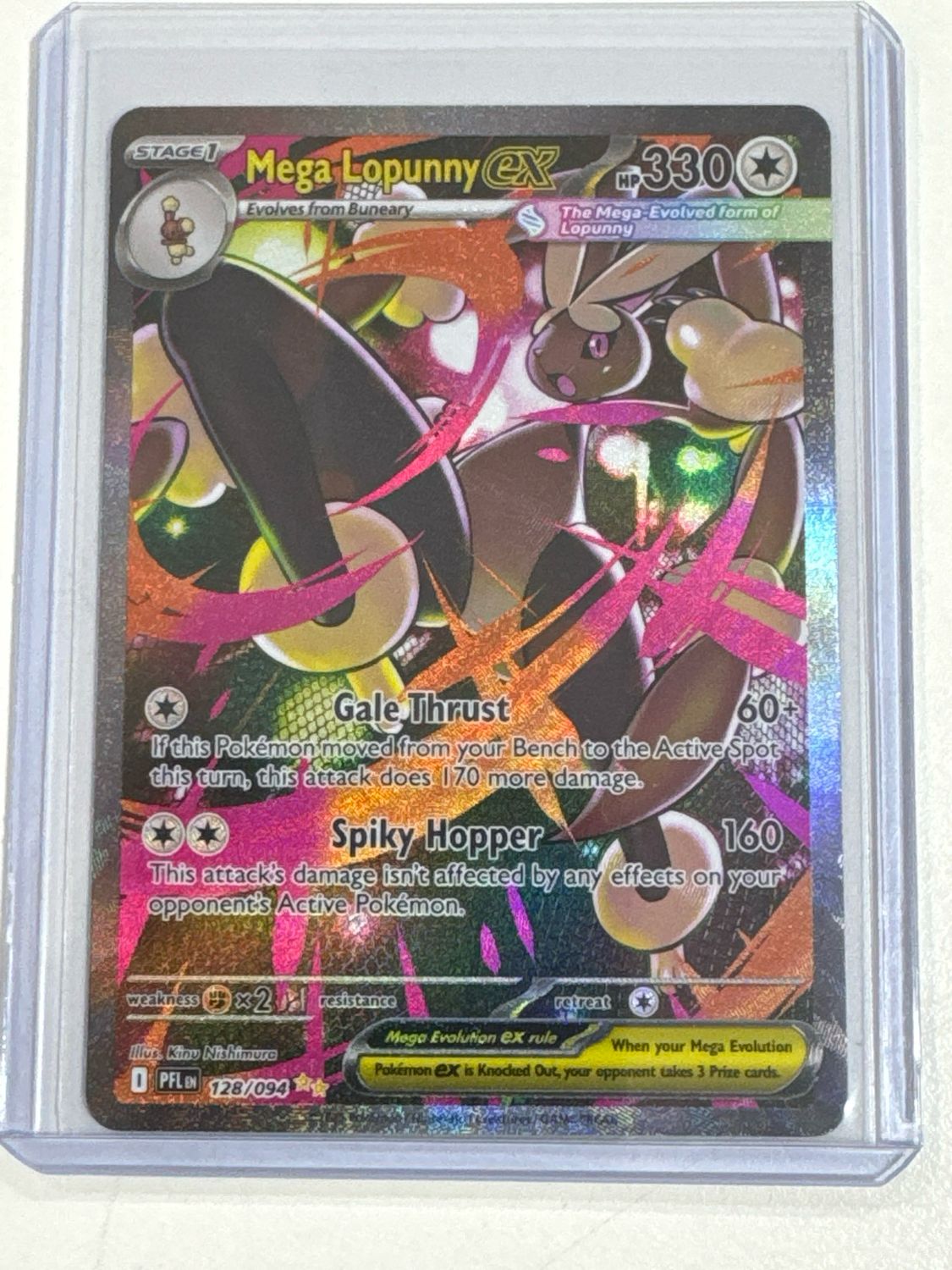 Pokemon TCG : Mega Lopunny ex (PFL 128)
