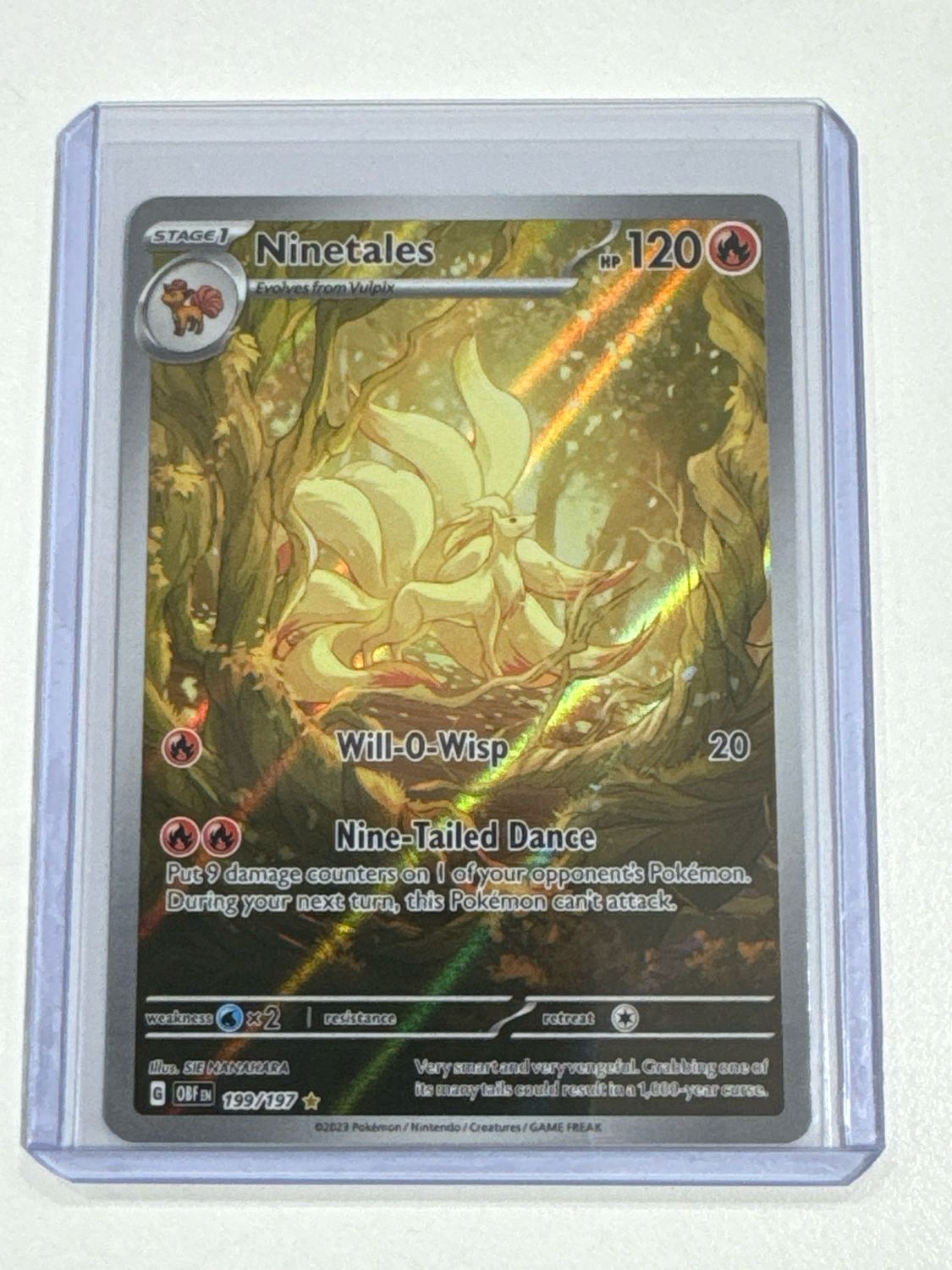 Pokemon TCG : Ninetales (OBF 199)