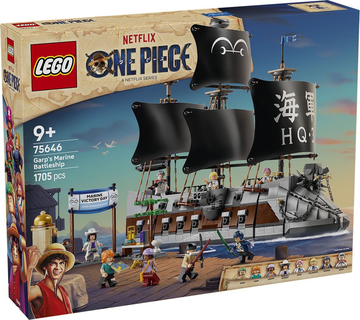 LEGO® ONE PIECE Garp's Marine Battleship (75646)