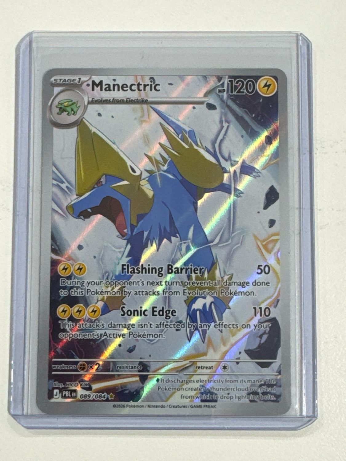 Pokemon TCG : Manectric (PBL 089)