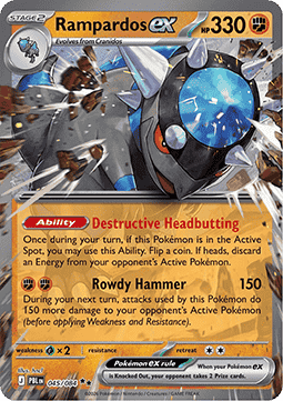 Pokemon TCG : Rampardos ex (PBL 045)