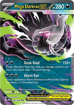 Pokemon TCG : Mega Darkrai ex (PBL 048)